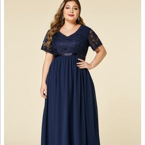 Navy formal dress NWT